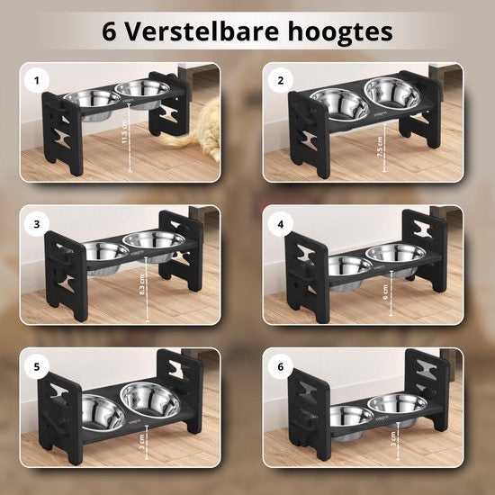 Gamelle Réglable anti-éclaboussures