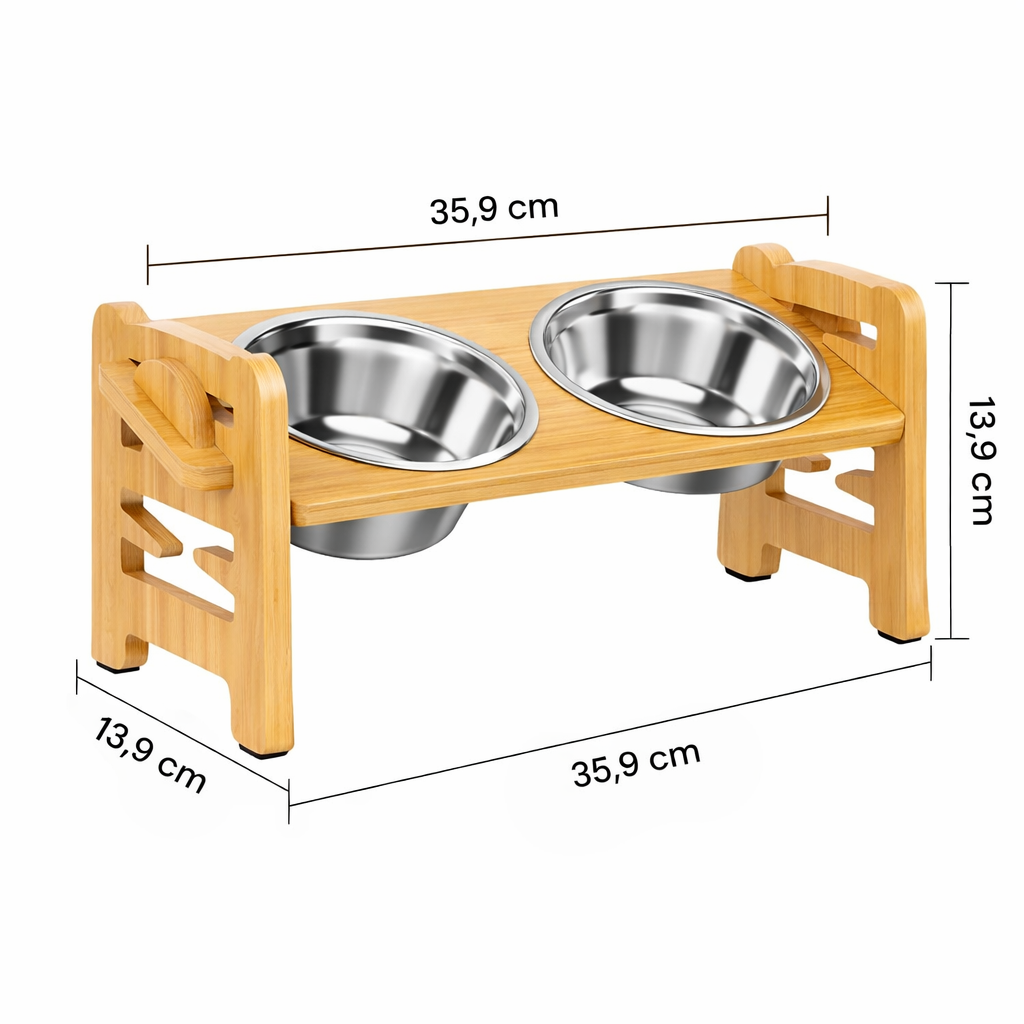 Gamelles réglables anti-éclaboussures