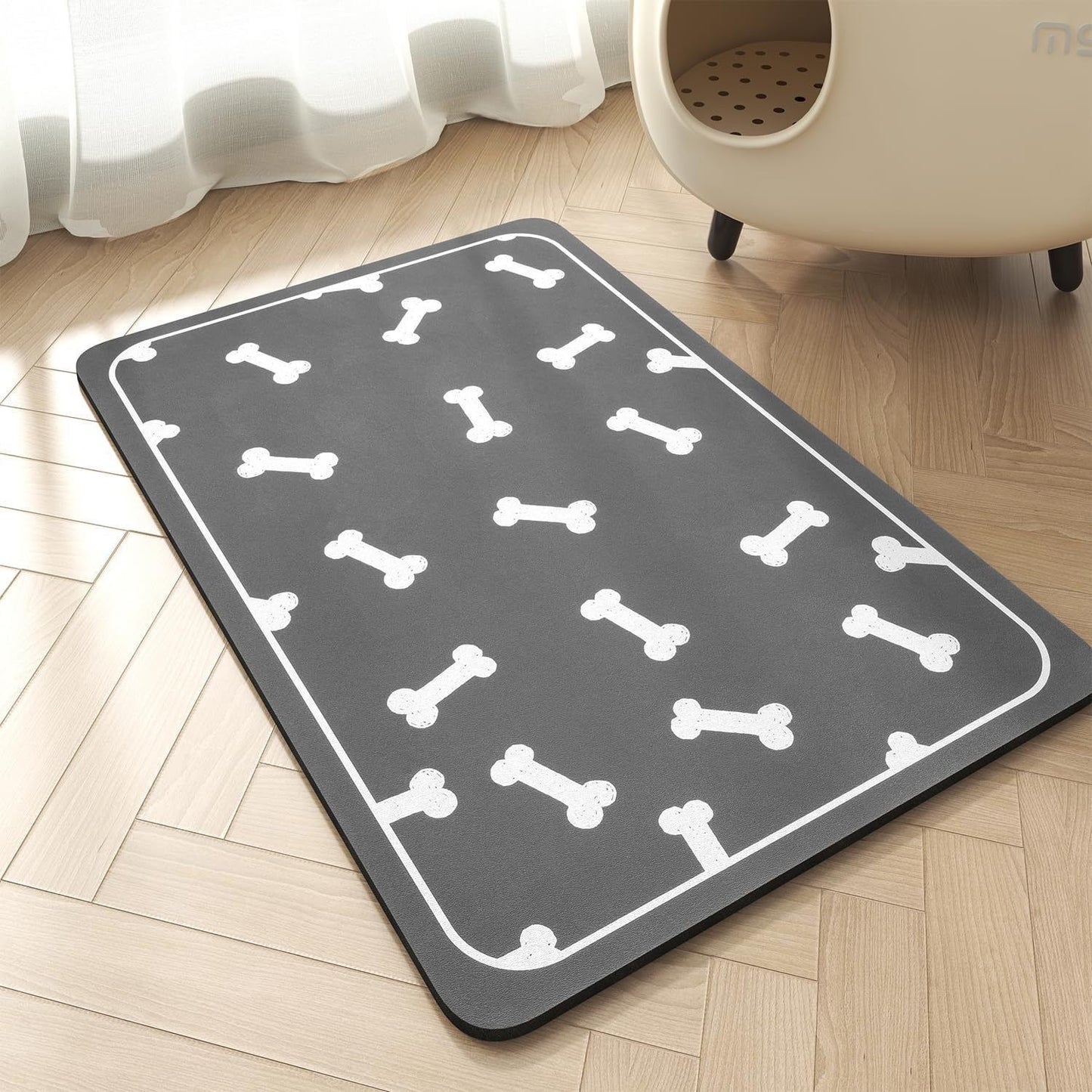 Tapis antidérapants pour chien