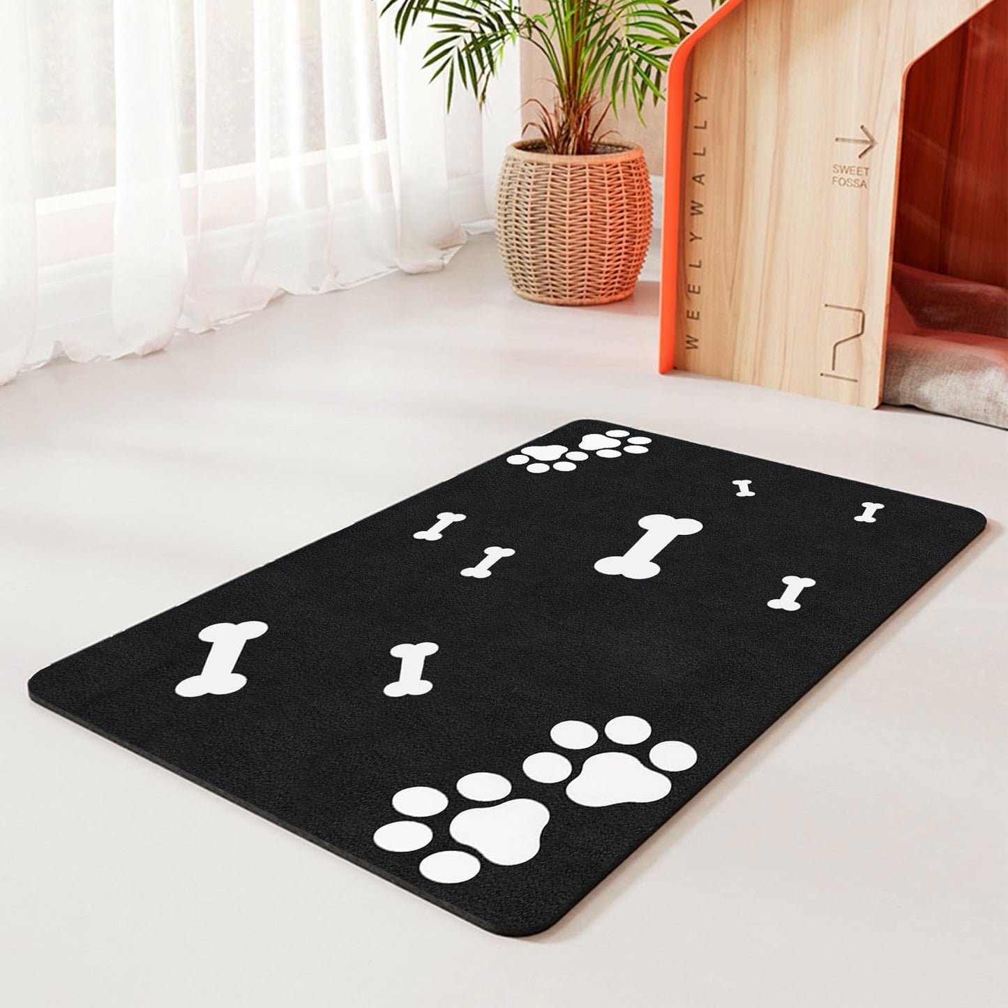 Tapis antidérapants pour chien