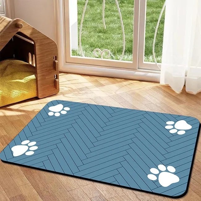 Tapis Antidérapant pour Gamelle chien & Chat