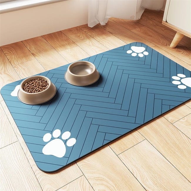 Tapis Antidérapant pour Gamelle chien & Chat