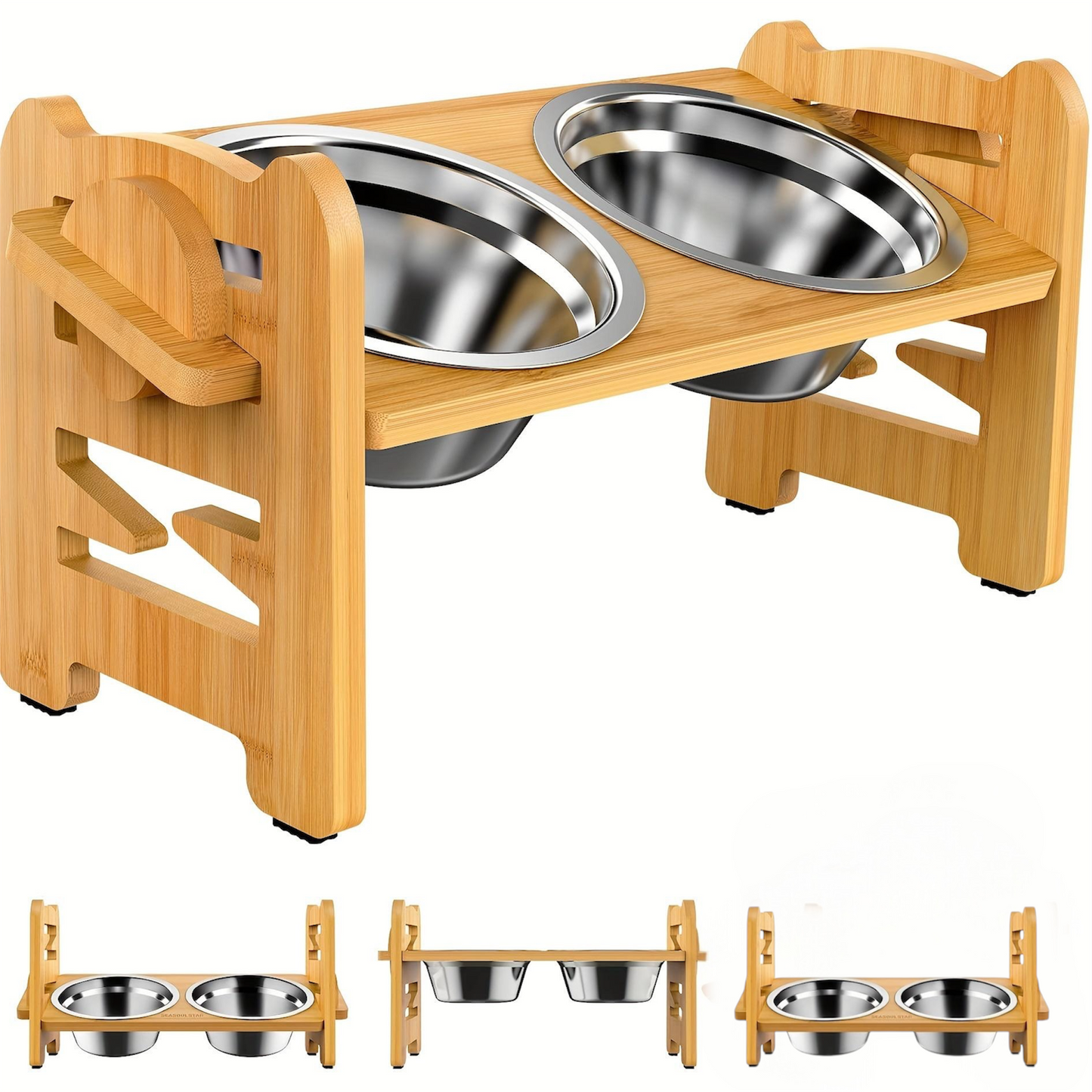 Gamelles réglables anti-éclaboussures