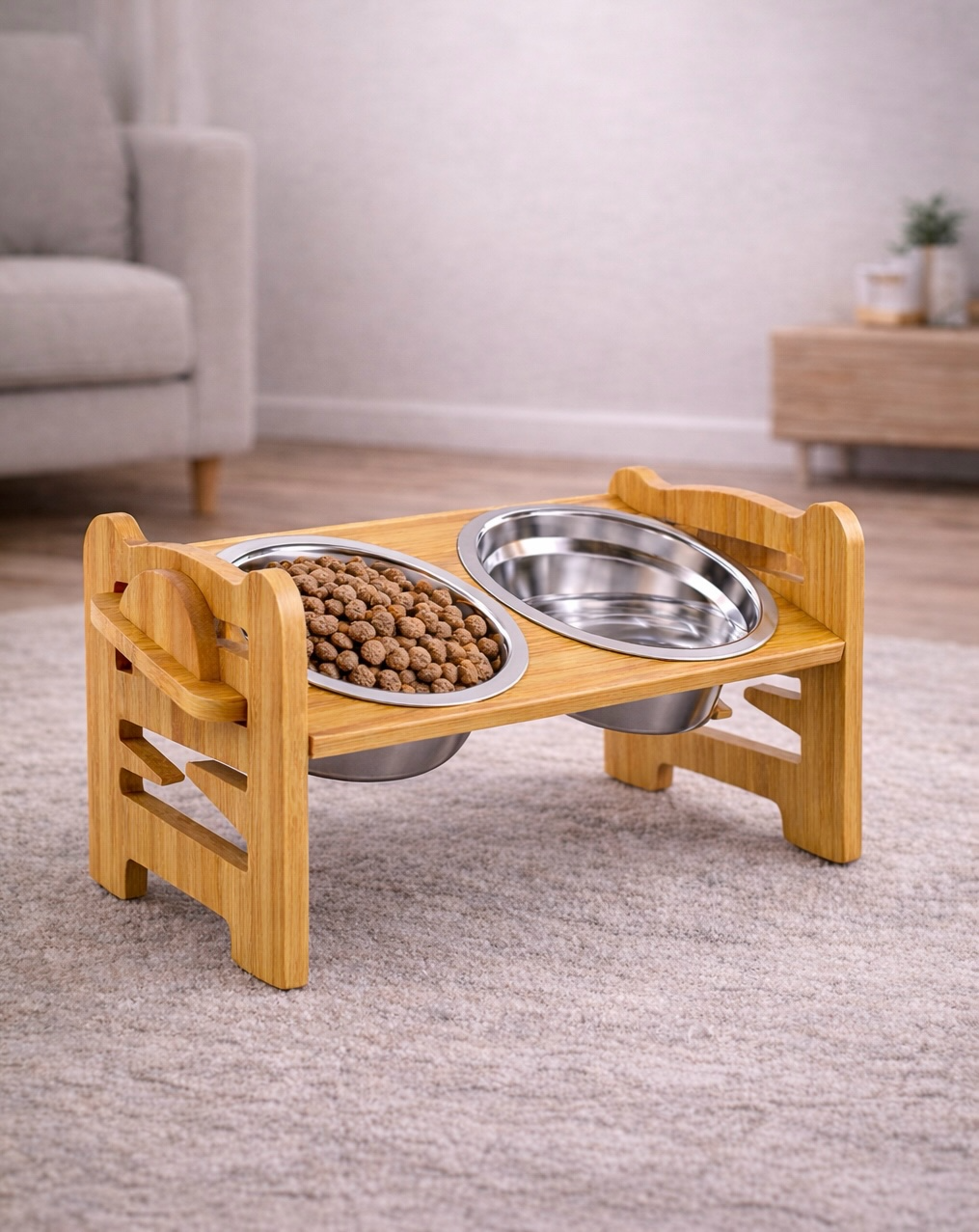 Gamelles réglables anti-éclaboussures